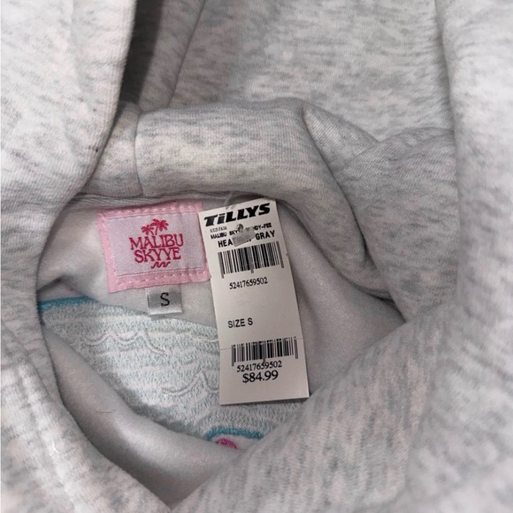 Malibu Skyye Heather Gray Hoodie - Picture 3 of 3